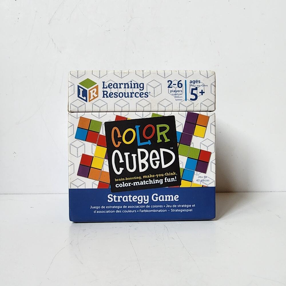 Learning Resources Color Cubed Multicolored Brain teaser 40 Pieces Strategy Game
